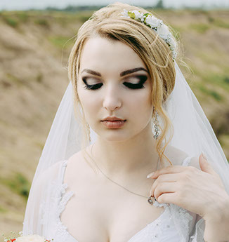 Braut Make-Up.